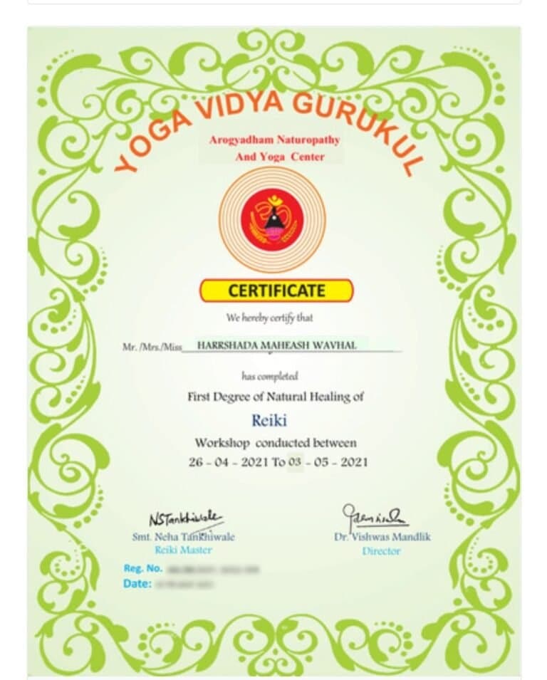 Yoga certification