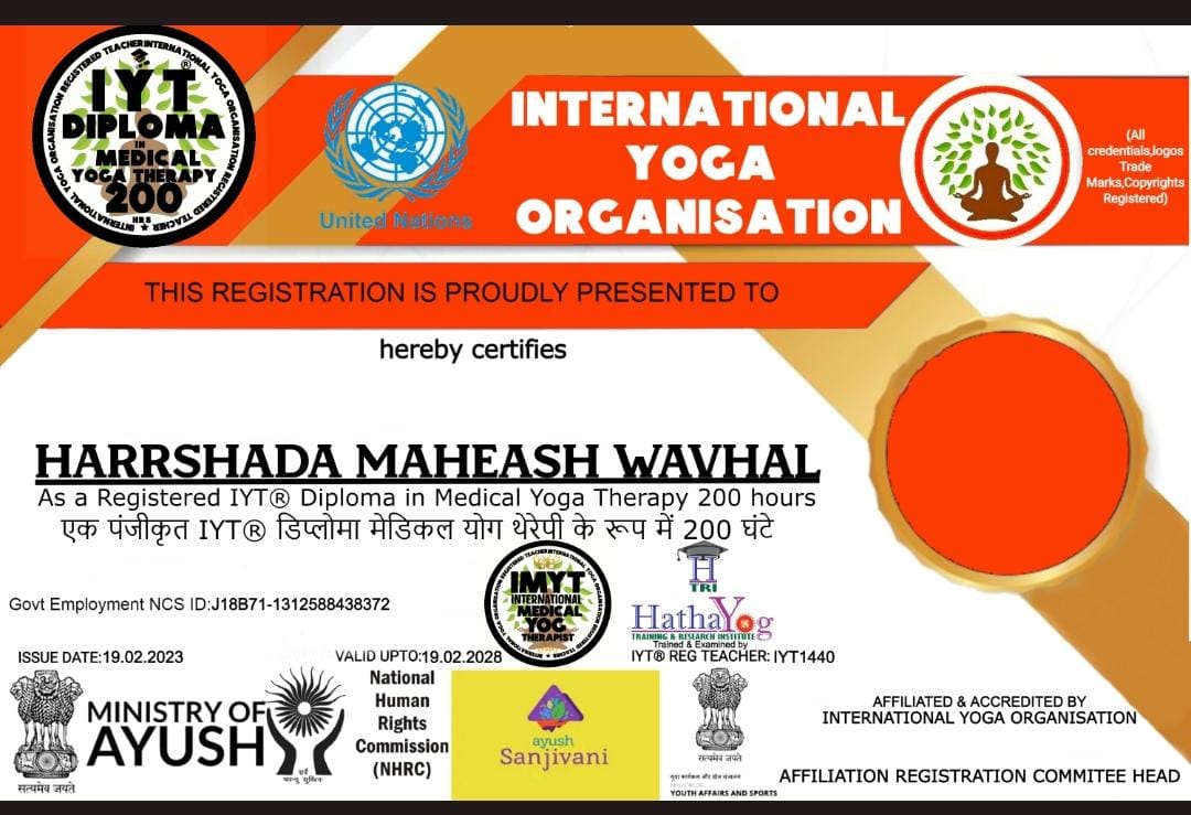International Yoga Certificate 4