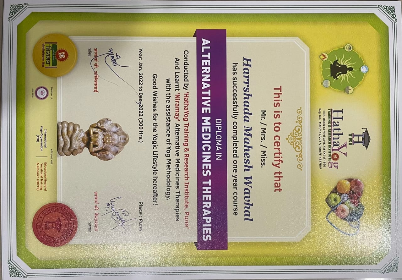 Medicine Yoga Certificate 11