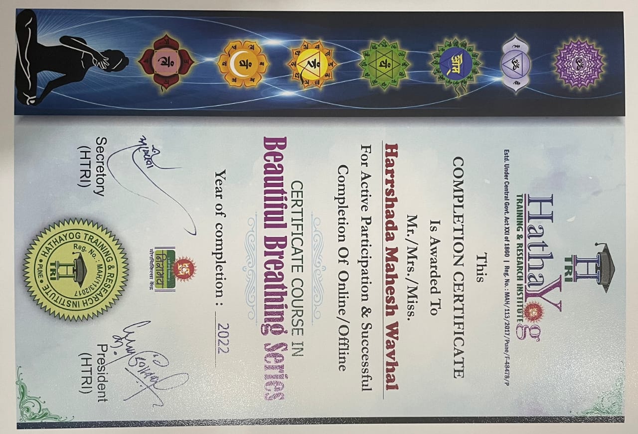 Medicine Yoga Certificate 12