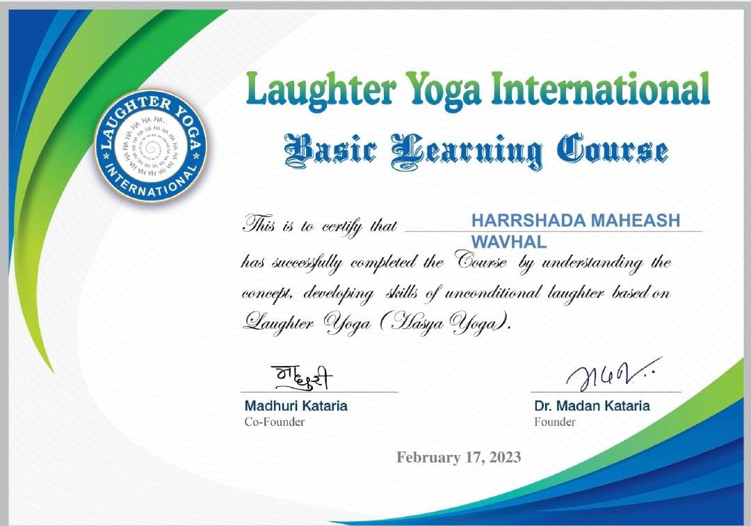 Medicine Yoga Certificate 4
