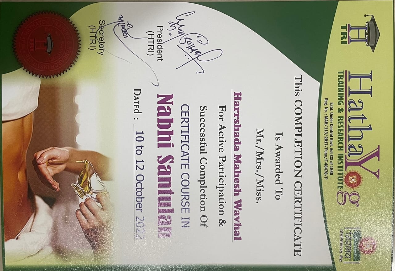 Medicine Yoga Certificate 5